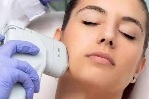 HIFU - Breakthrough in Anti - ageing 1 Image of woman having HIFU Newmarket treatment