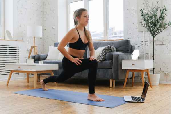 Woman exercising confidently after femiwand treatment Newmarket