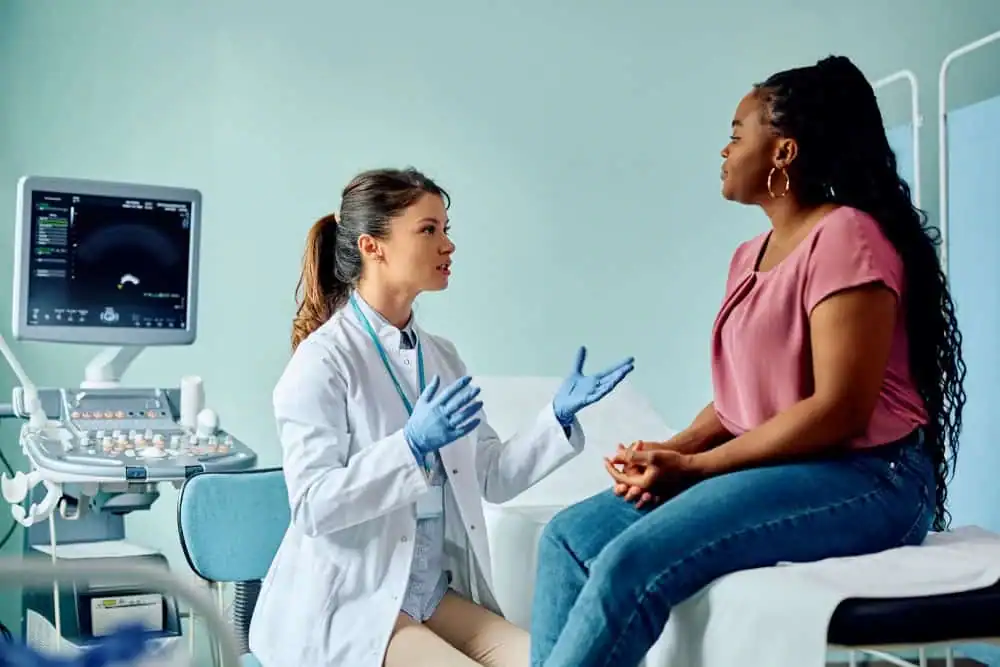 Rejuvenating Intimacy: Exploring Surgical Solutions for Vaginal Laxity 1 Woman have consultation about vaginal laxity Newmarket